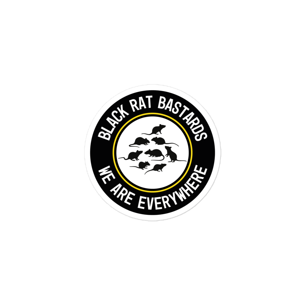 Stickers - Bubble-free - Black Rat Bastards - We are everywhere