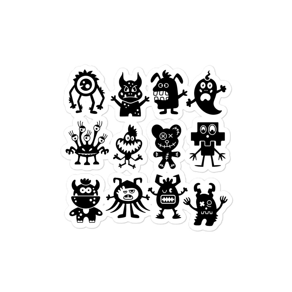 Stickers - Bubble-free - Monsters