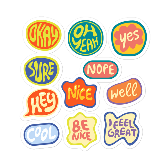 Stickers - Bubble-free - Vintage pins