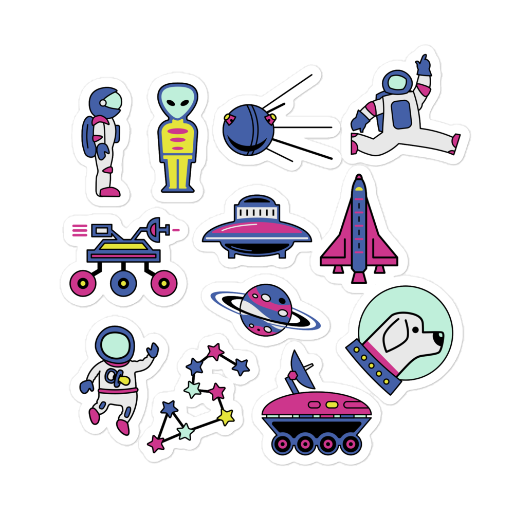 Stickers - Bubble-free - Beyond the galaxy