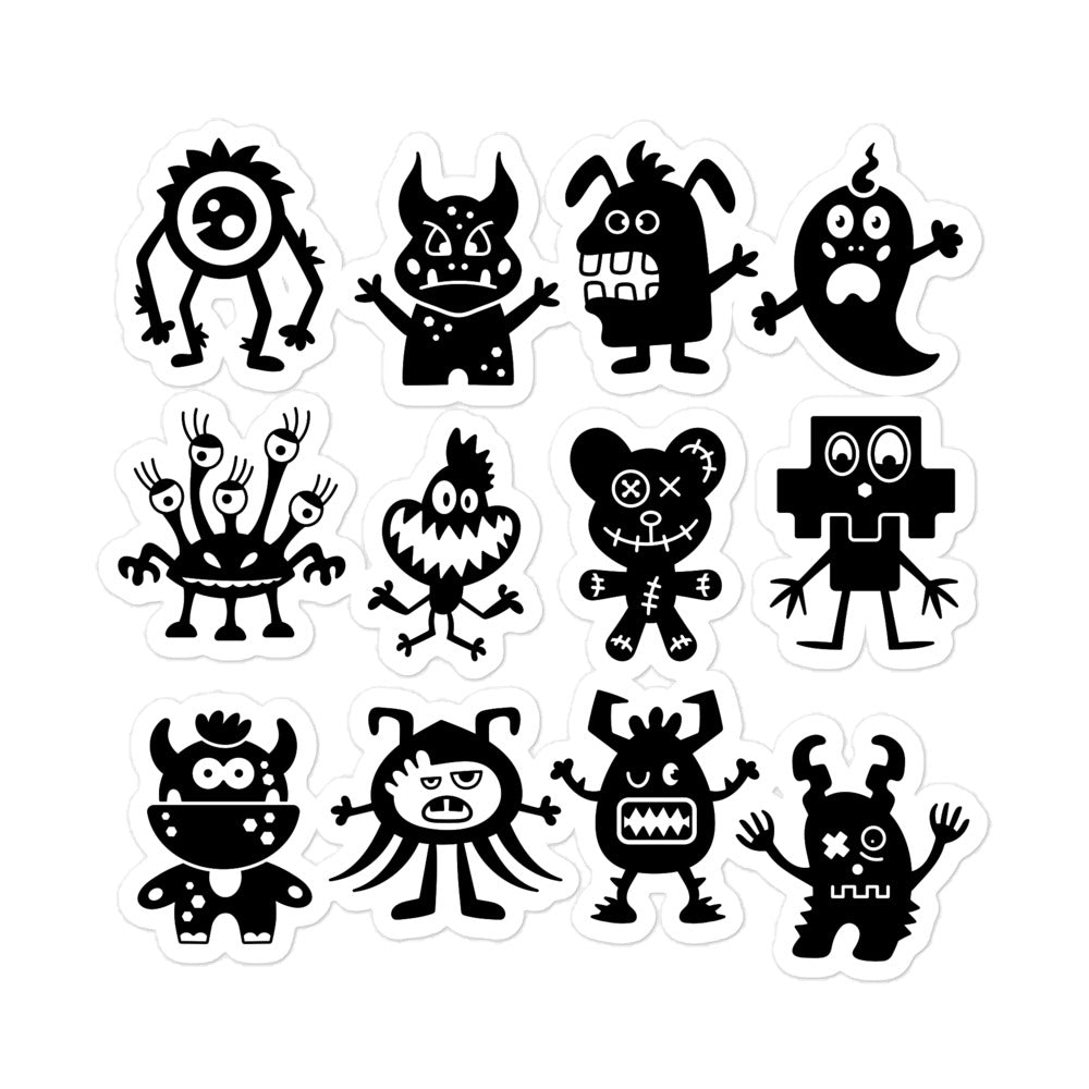 Stickers - Bubble-free - Monsters