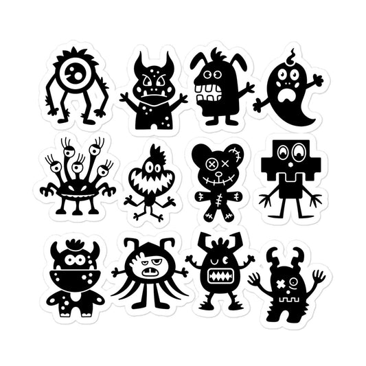 Stickers - Bubble-free - Monsters