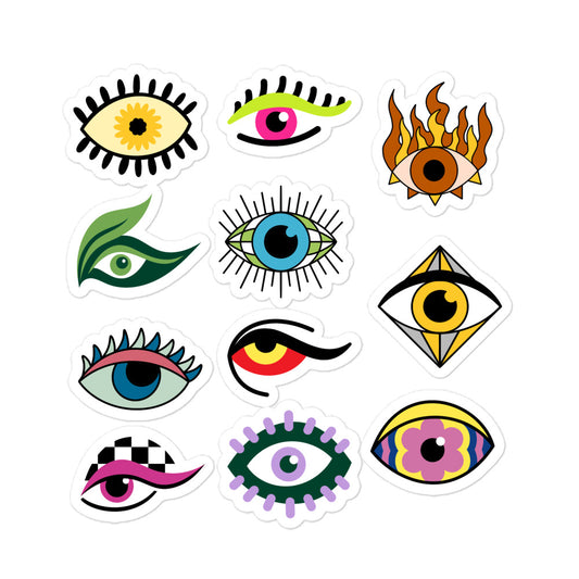 Stickers - Bubble-free - Colorful eyes