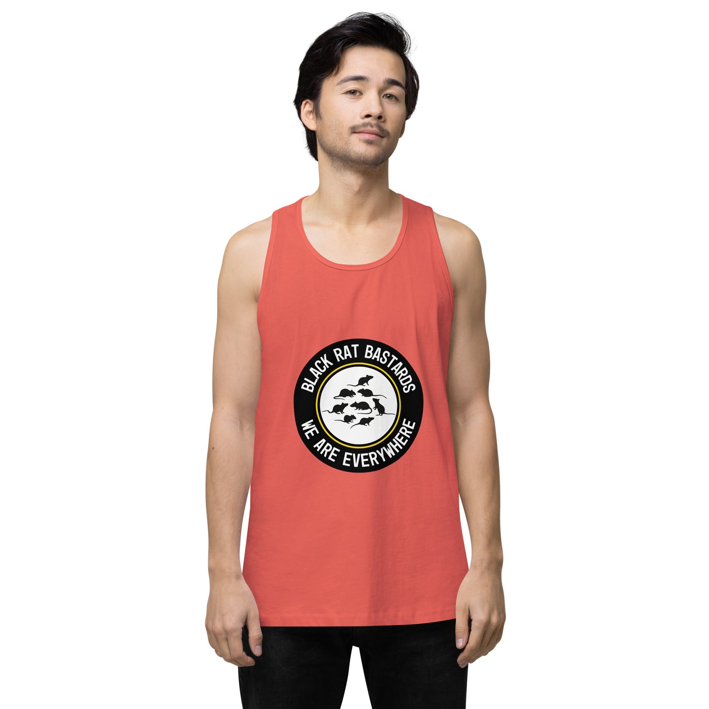 Men’s premium tank top - Black Rat Bastards - We are everywhere