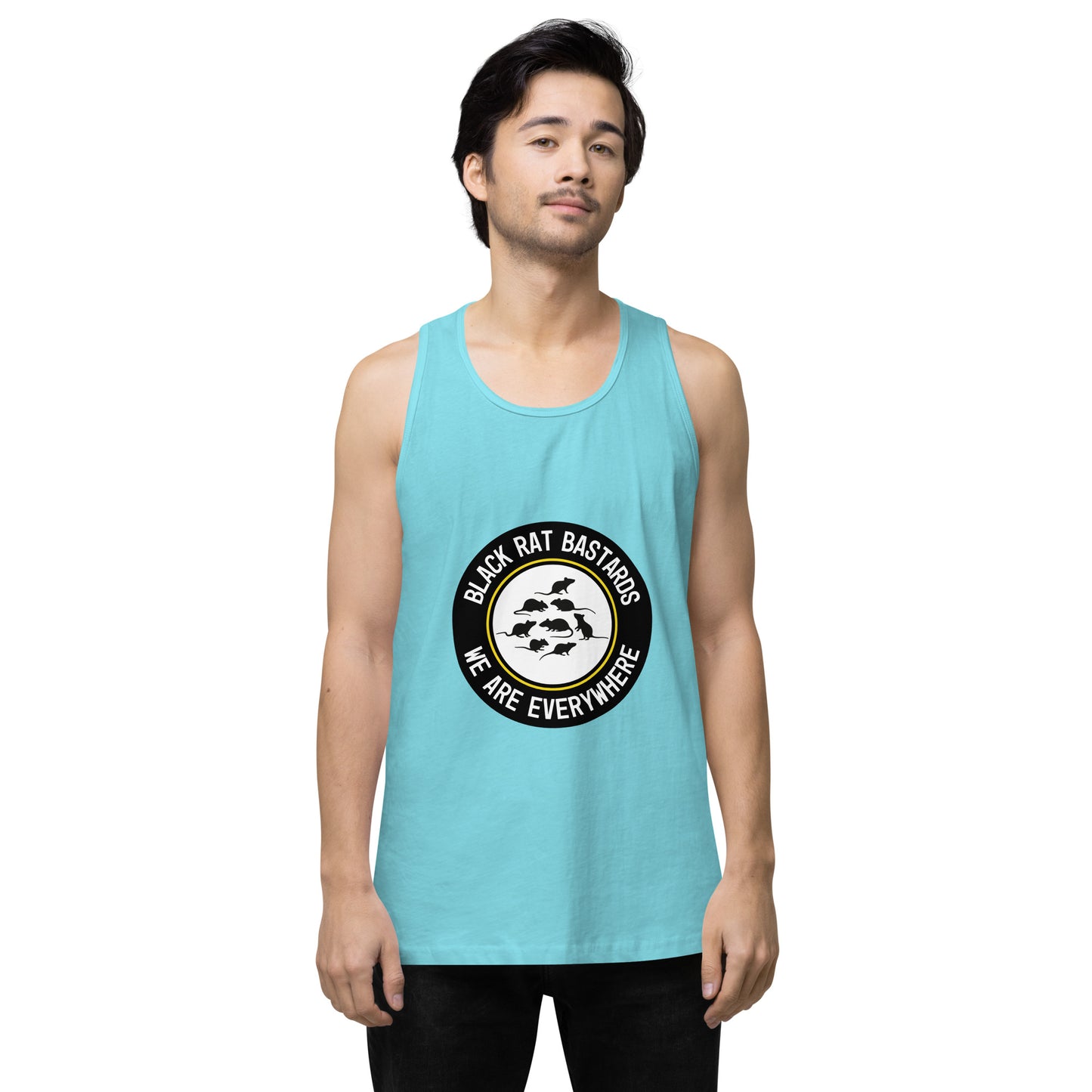 Men’s premium tank top - Black Rat Bastards - We are everywhere