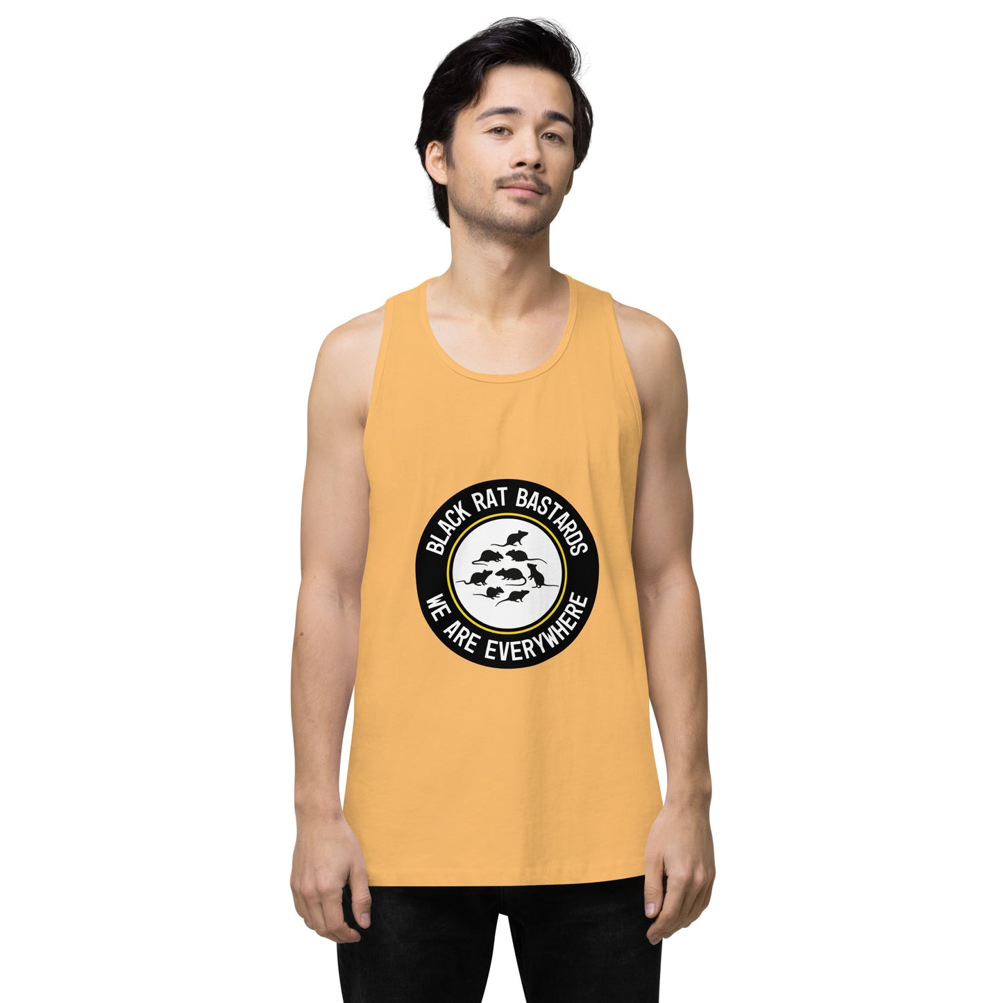 Men’s premium tank top - Black Rat Bastards - We are everywhere