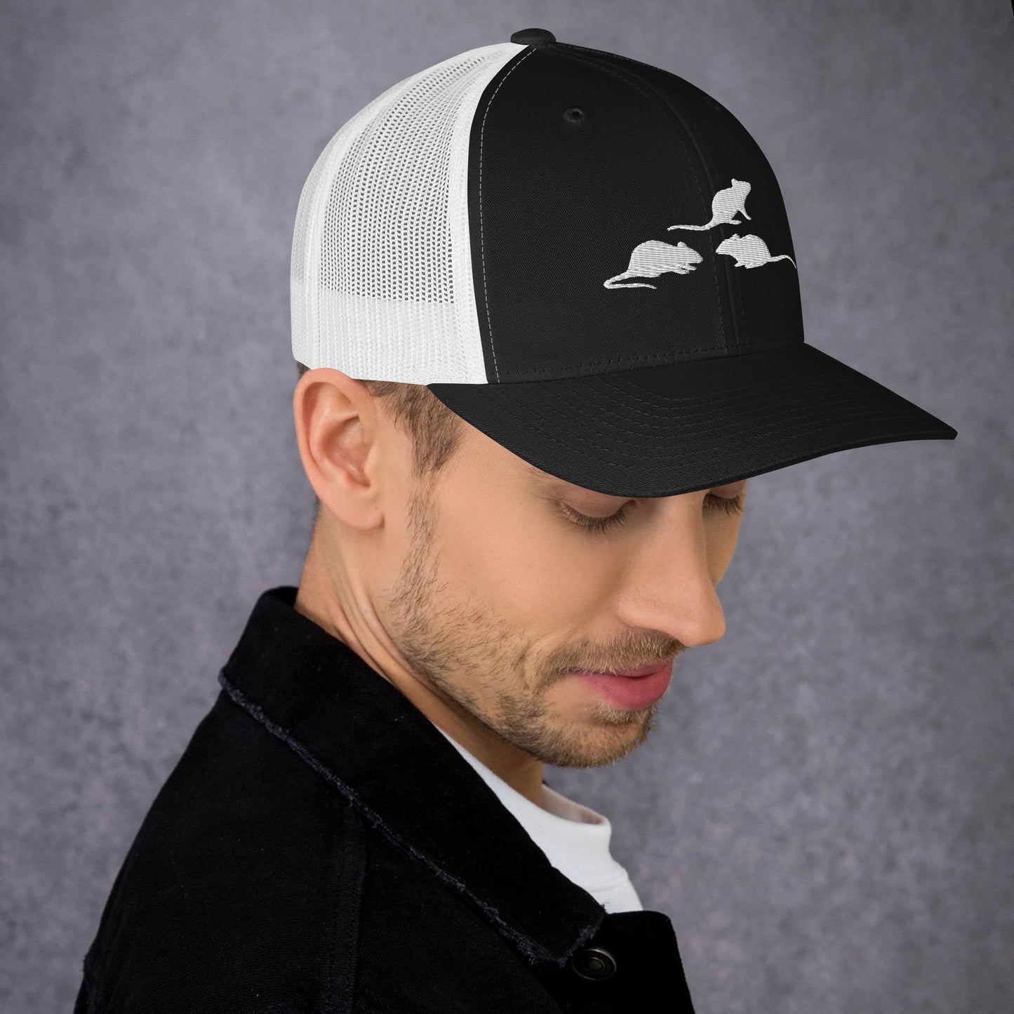 Retro Trucker Cap - The Rat Family