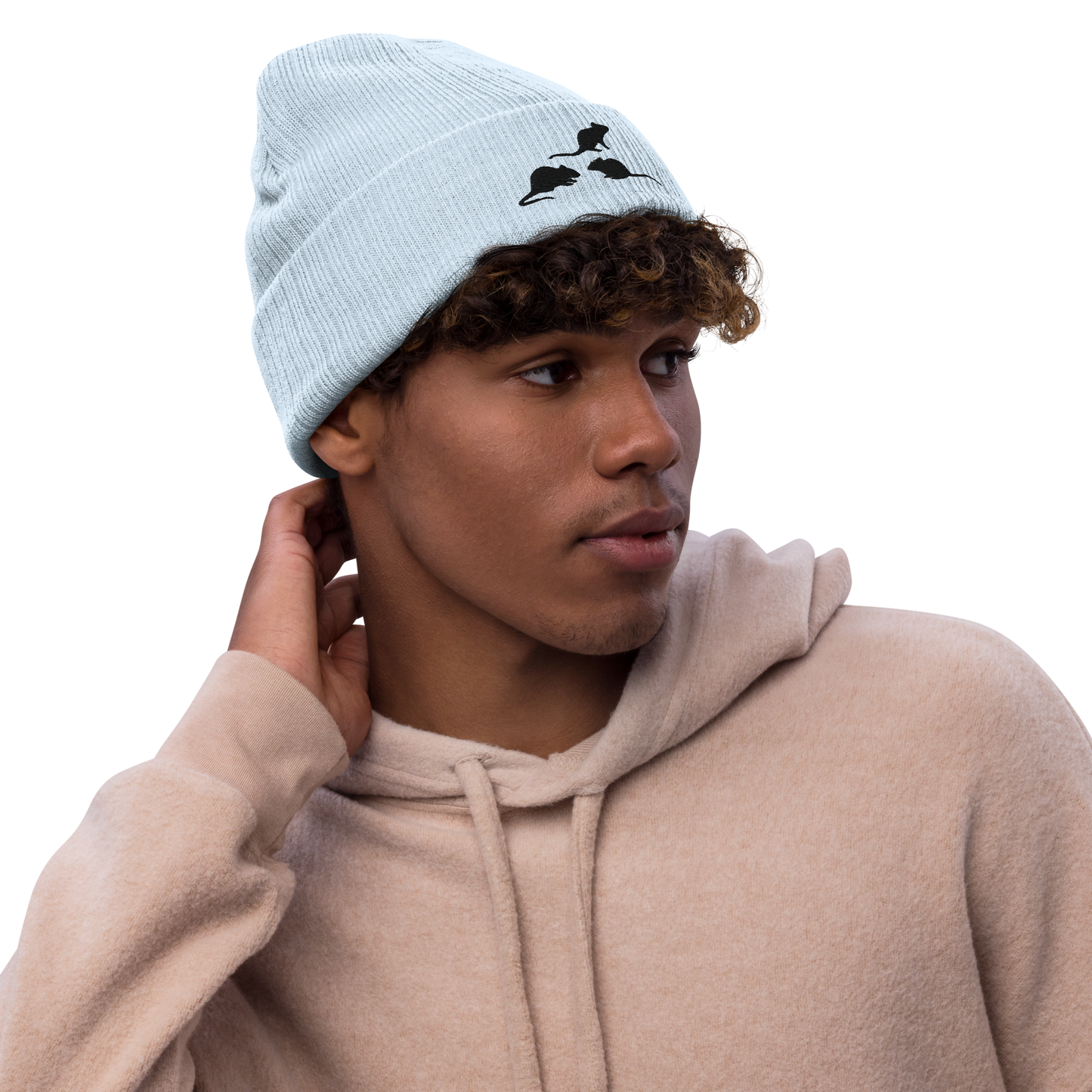 Ribbed knit beanie - The Rat Family