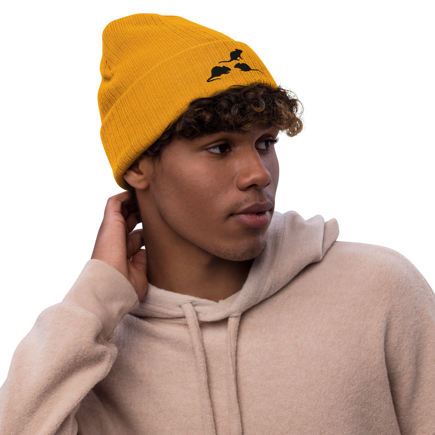 Ribbed knit beanie - The Rat Family