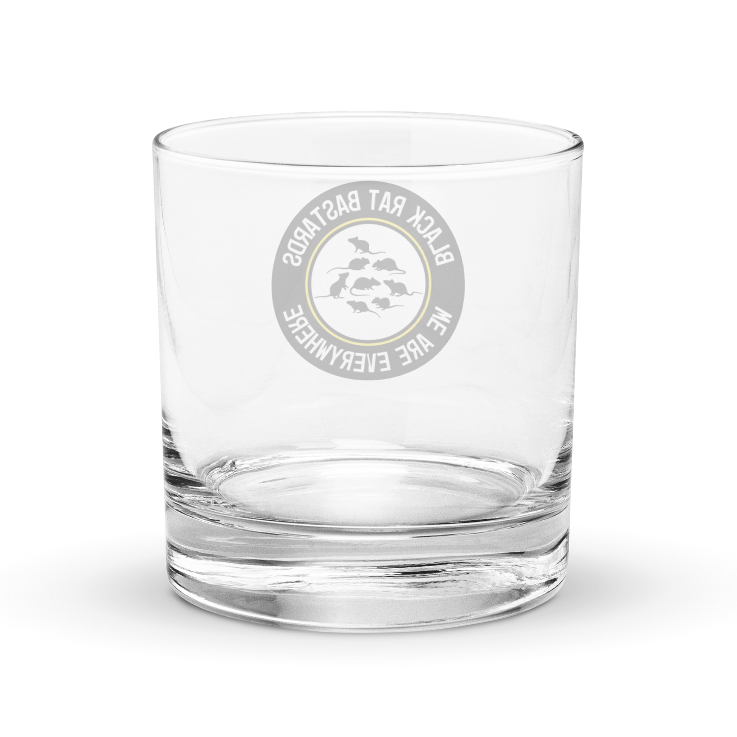 Rocks glass - Black Rat Bastards - We are everywhere