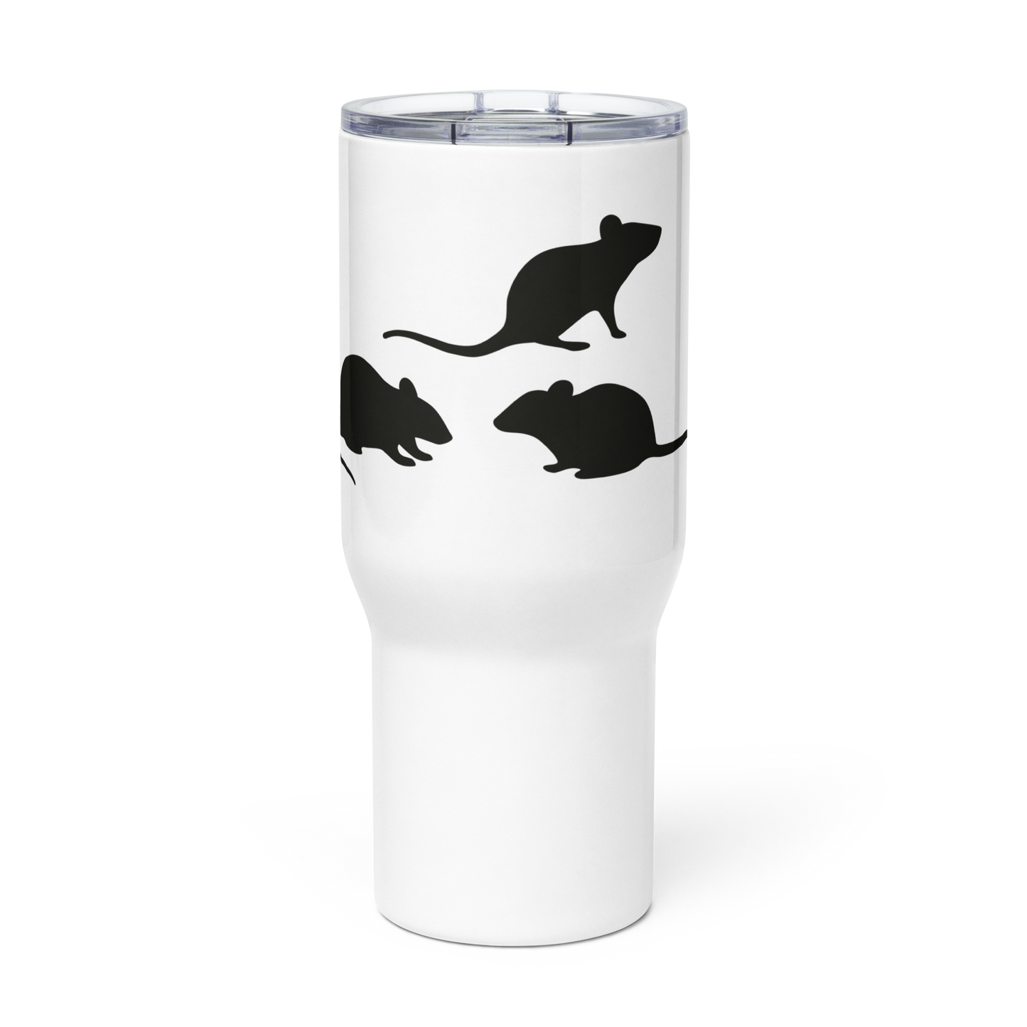 Travel mug with a handle - The Rat Family