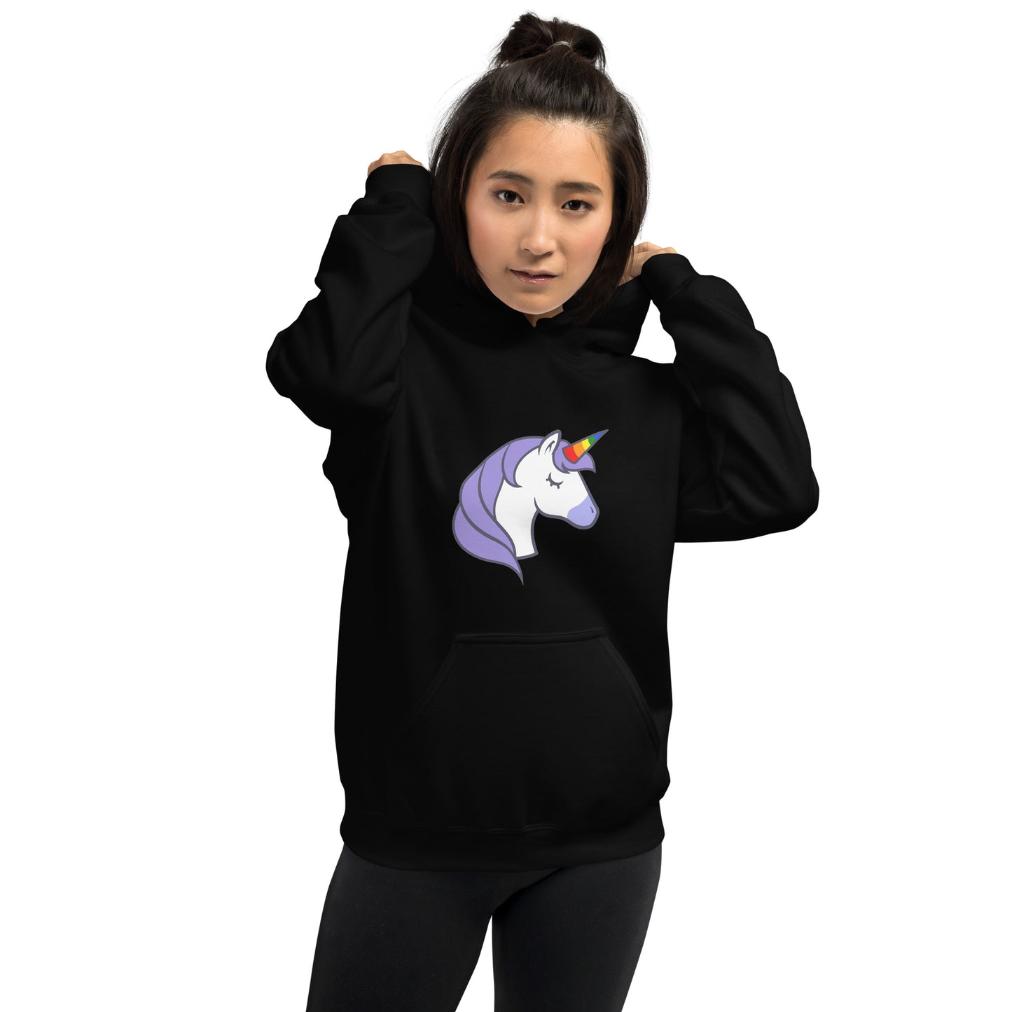 Hoodie - Love with Pride - Unicorn rainbow