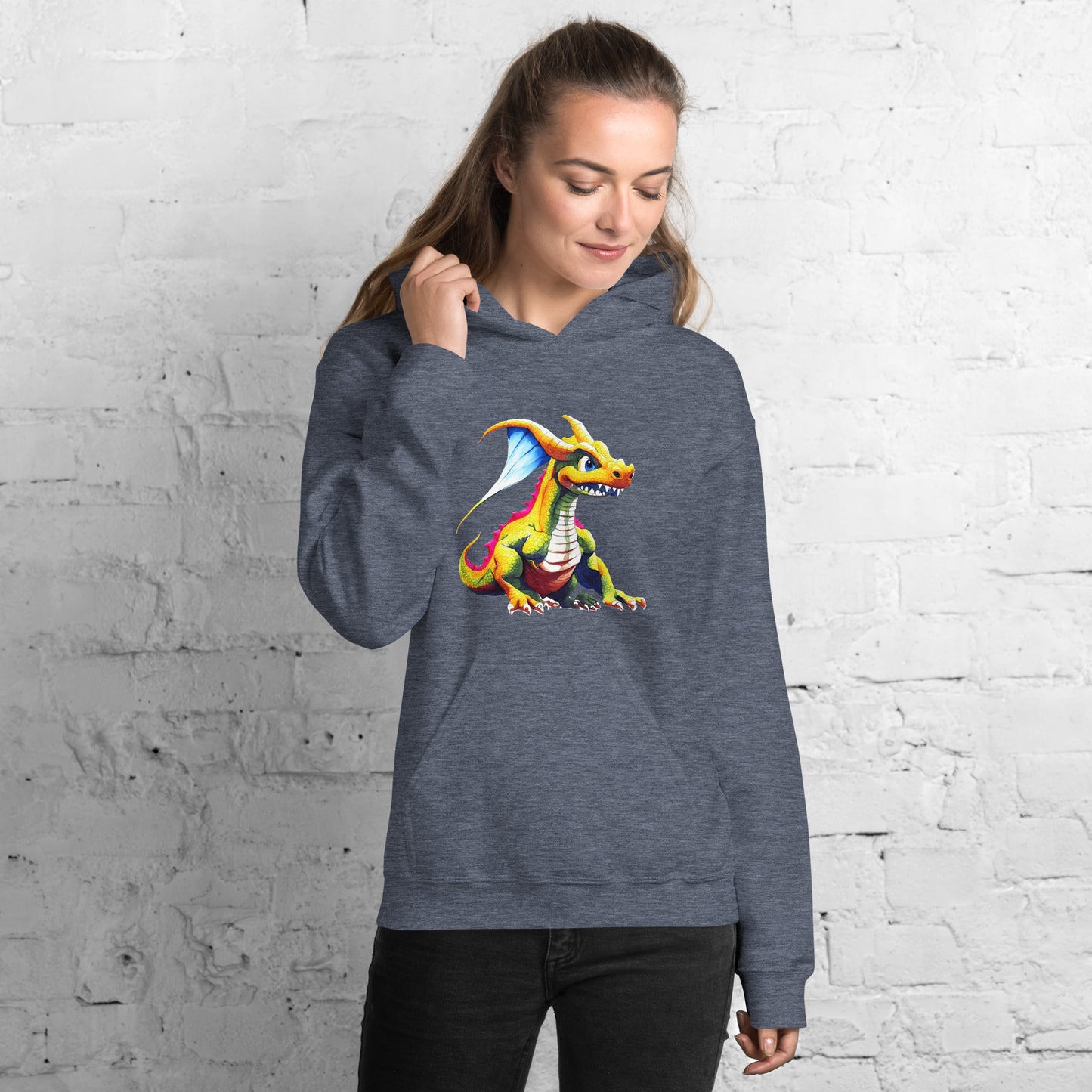 Hoodie - Colorfull dragon