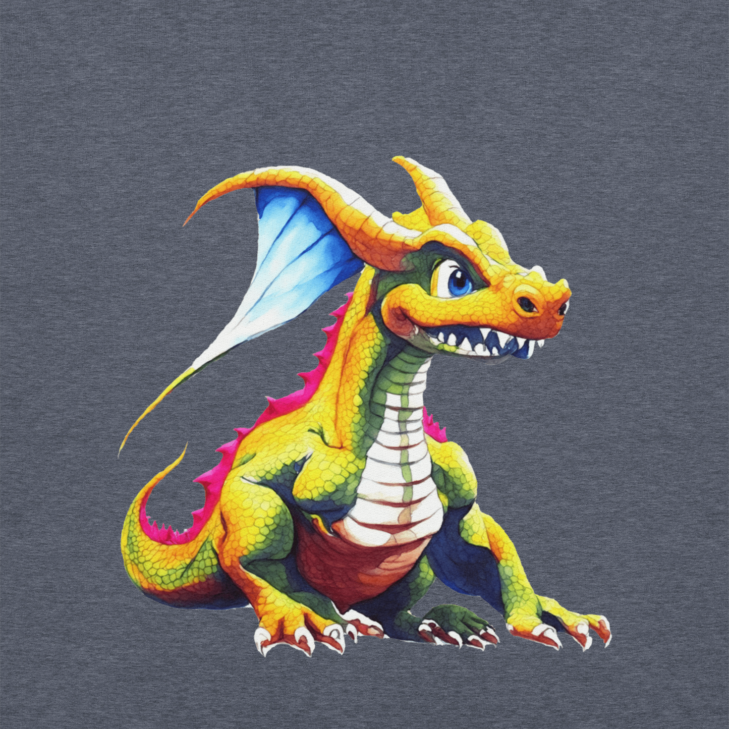 Hoodie - Colorfull dragon