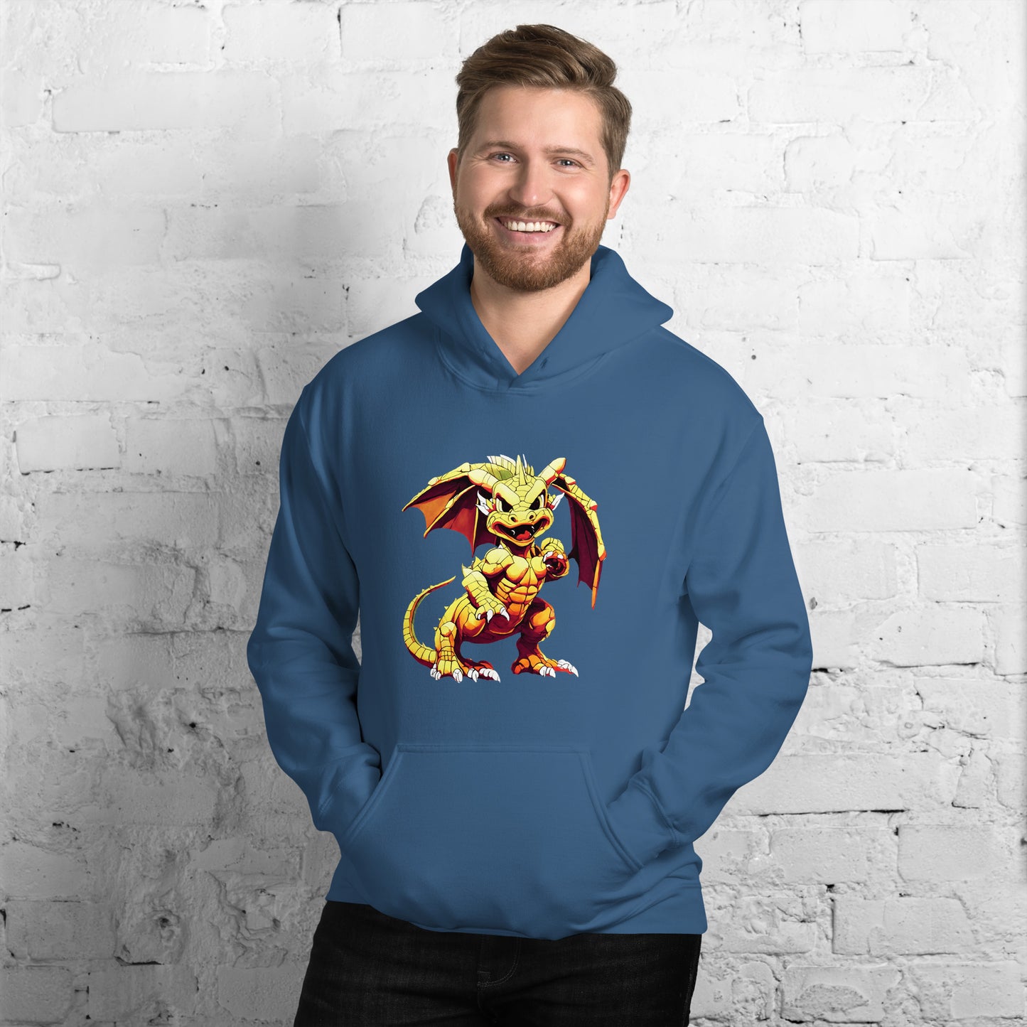 Hoodie - Yellow dragon