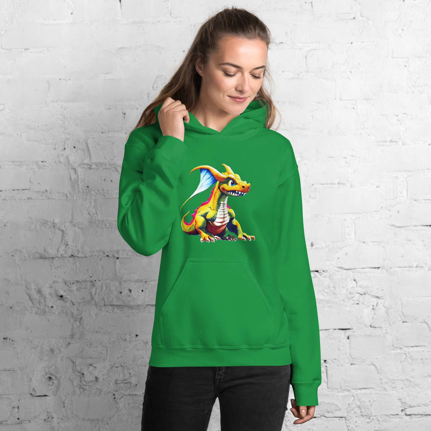 Hoodie - Colorfull dragon