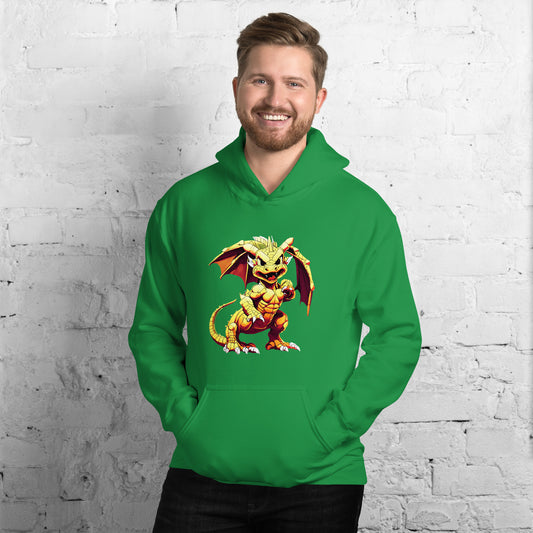 Hoodie - Yellow dragon