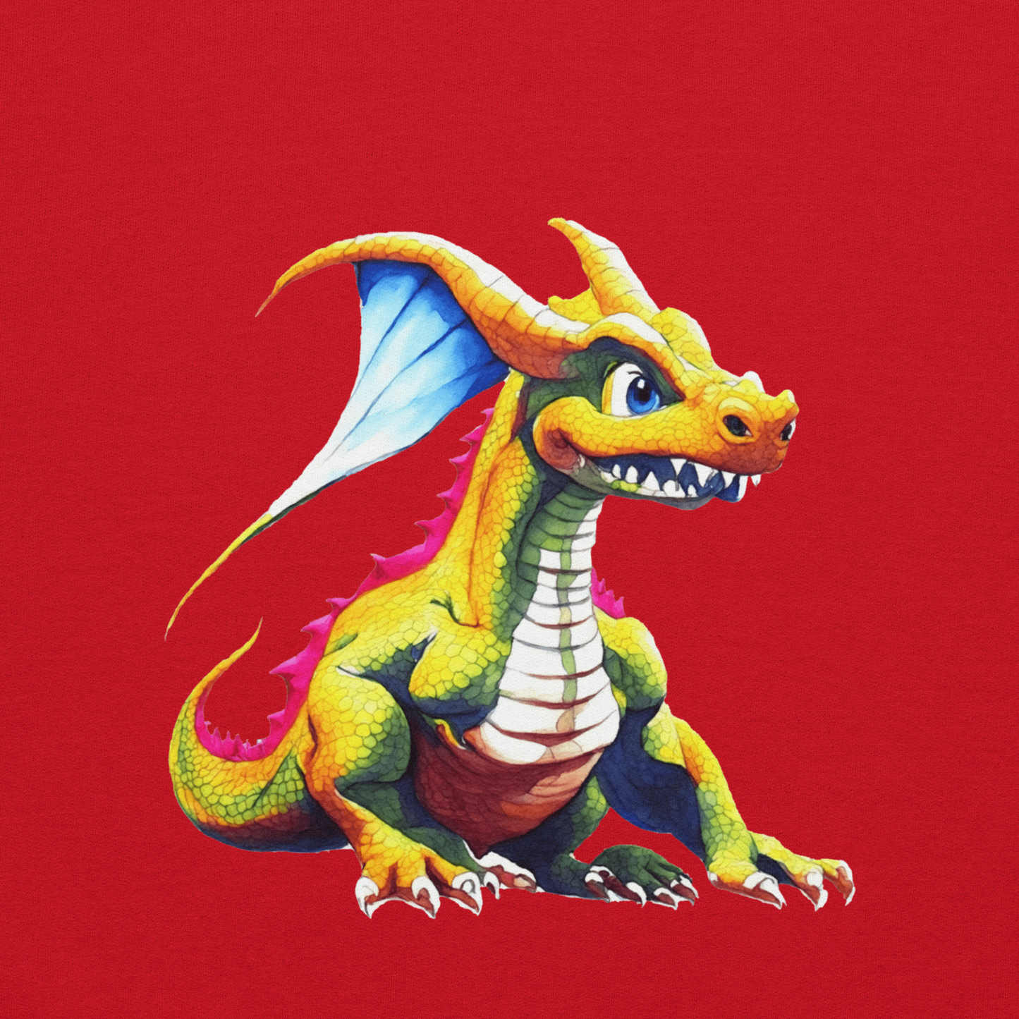 Hoodie - Colorfull dragon