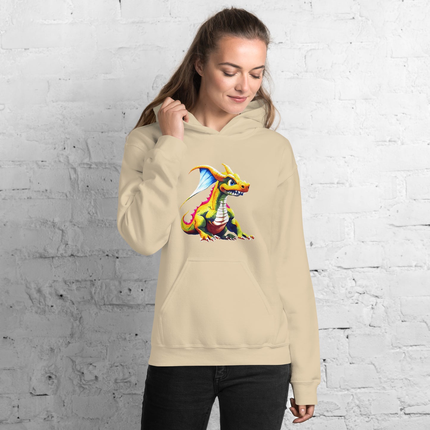 Hoodie - Colorfull dragon