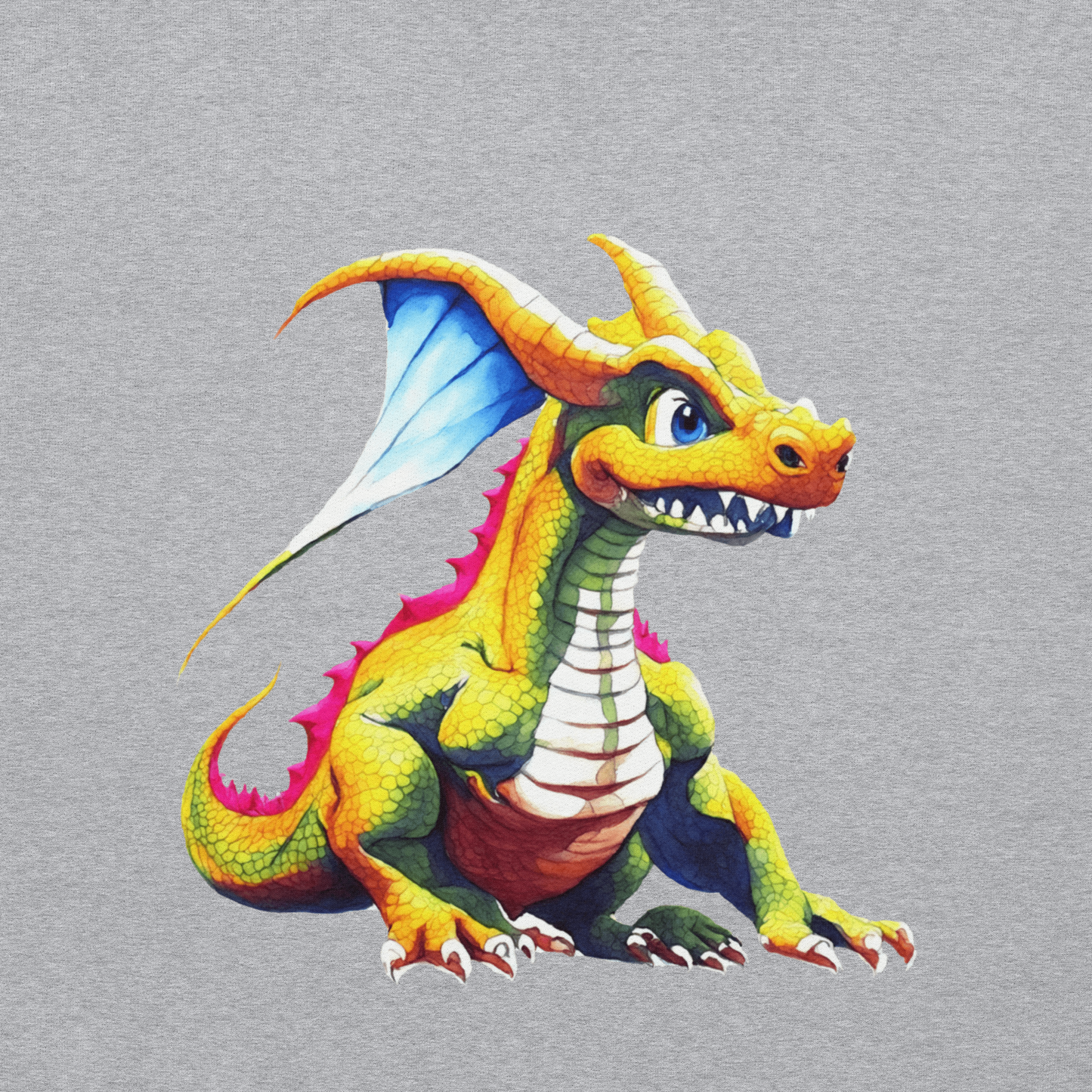 Hoodie - Colorfull dragon