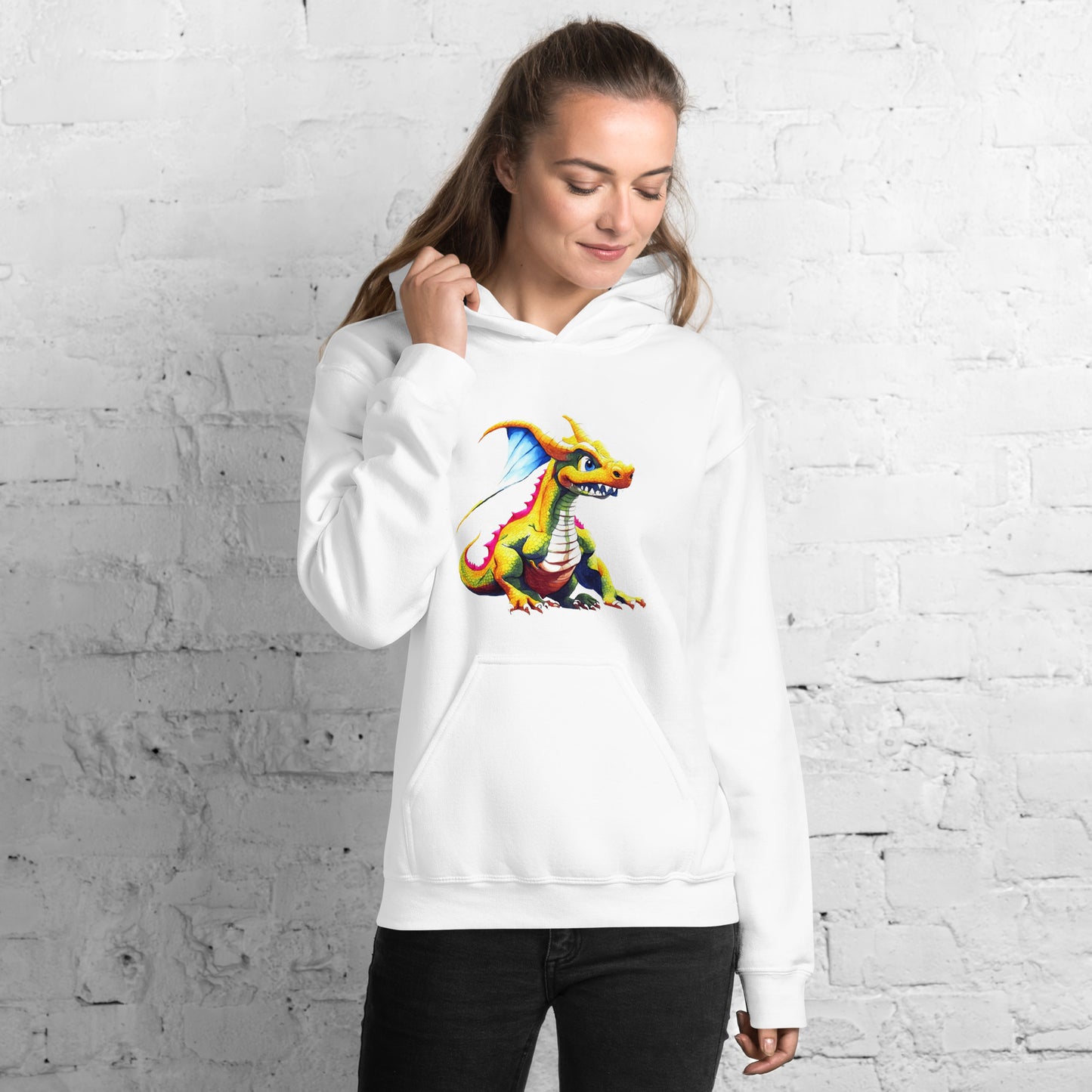 Hoodie - Colorfull dragon