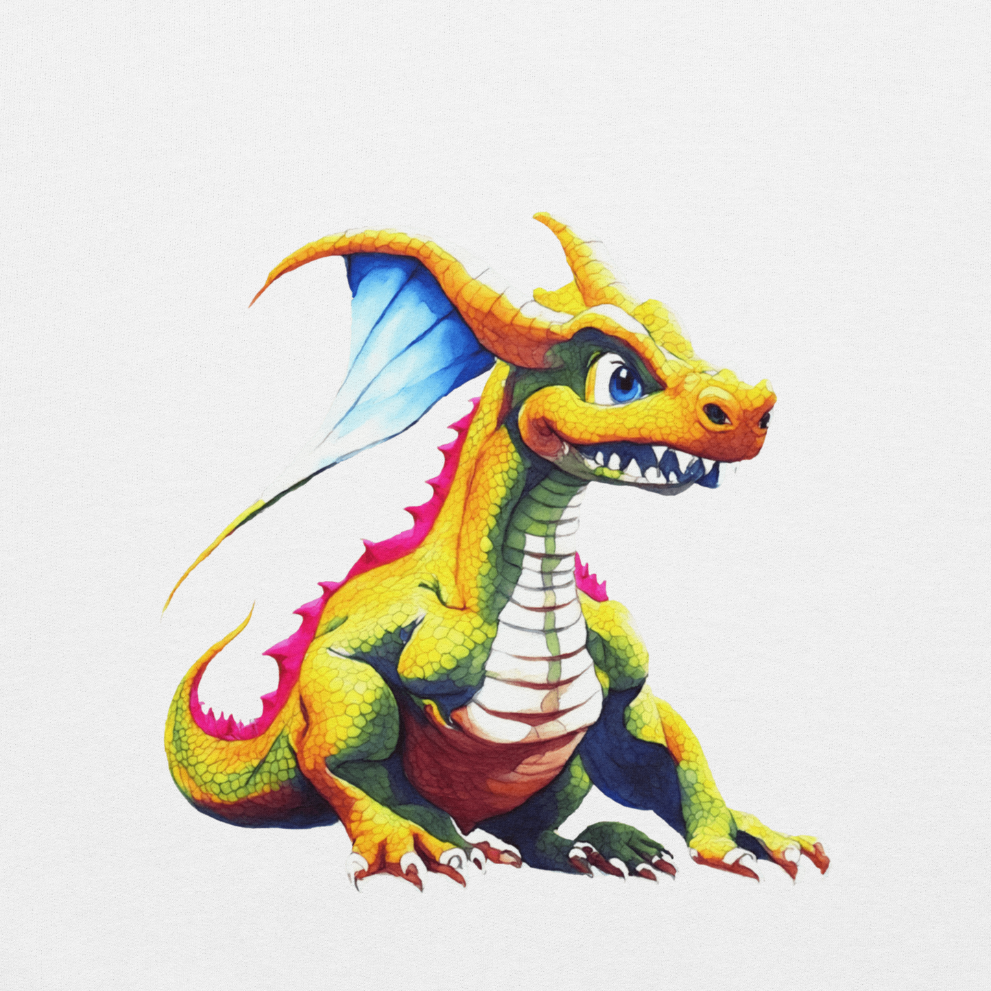 Hoodie - Colorfull dragon