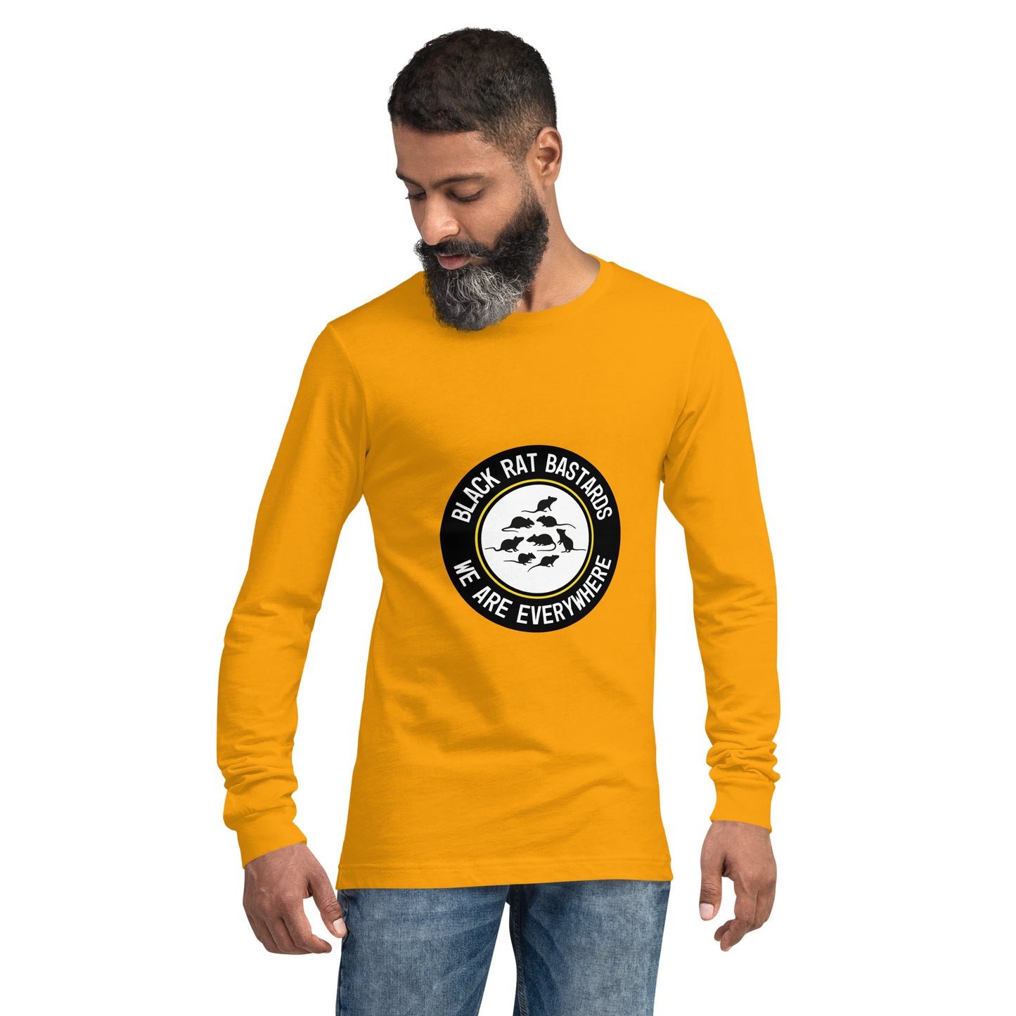 Long Sleeve Tee - Black Rat Bastards - We are everywhere