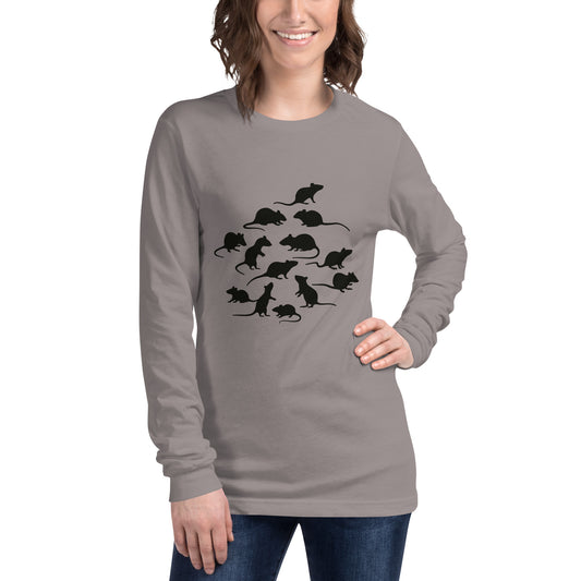 Casual long sleeve Tee - The Rat Family