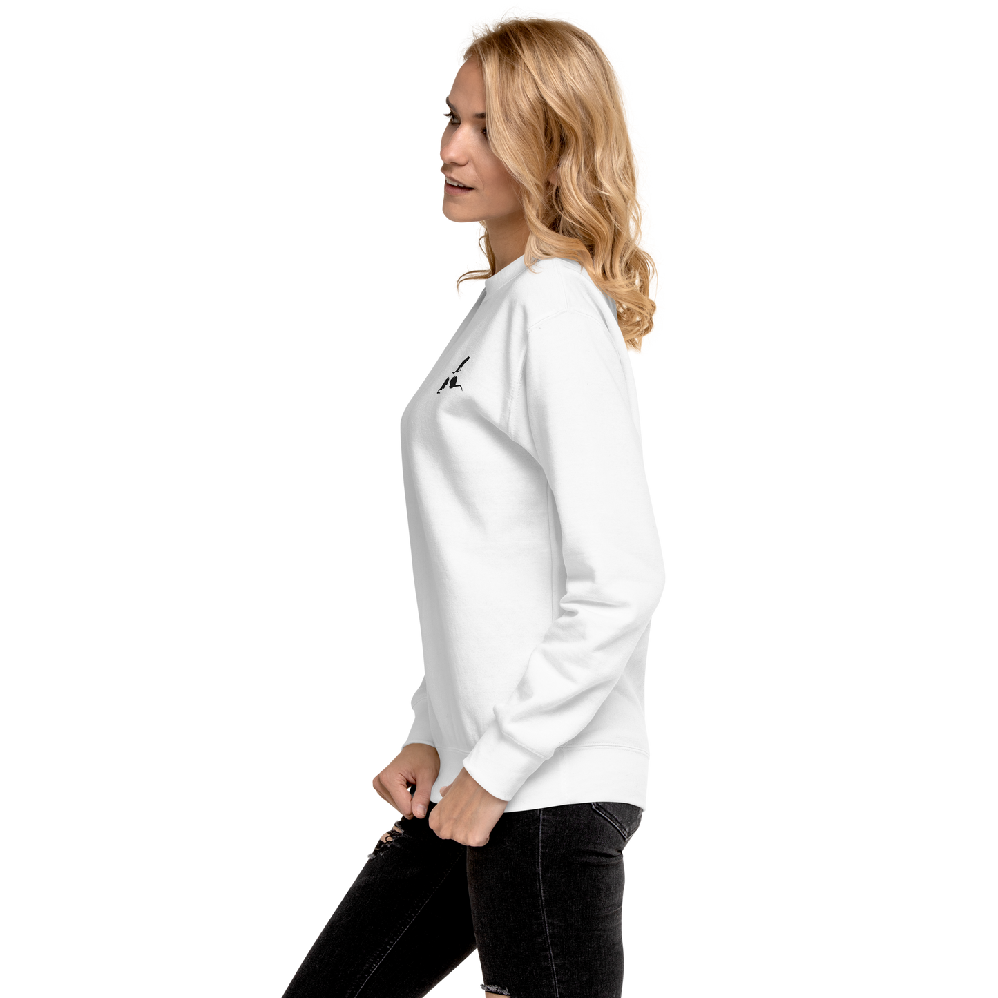 Embroidered Women's Premium Sweatshirt - The Rat Family