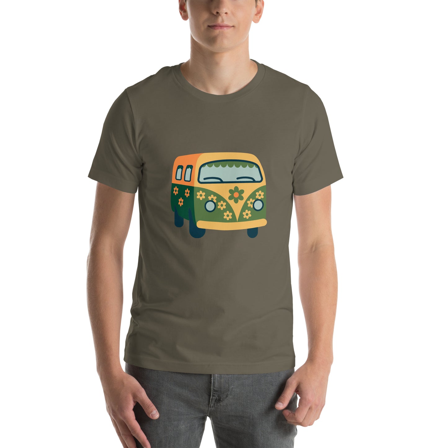 T-shirt - Back to the 60s - Flower van