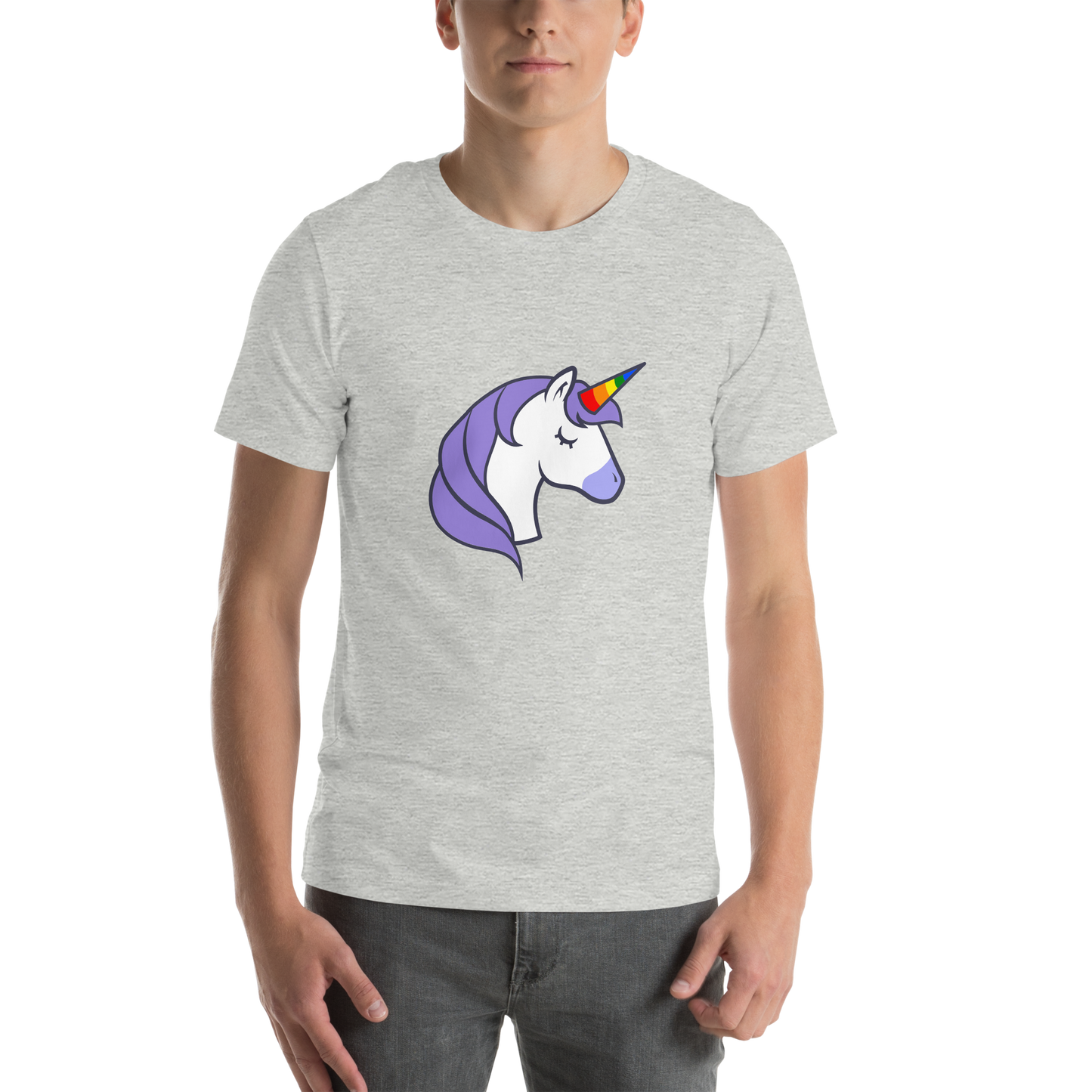 T-shirt - Love with Pride - Unicorn rainbow