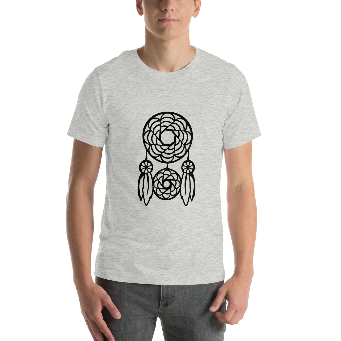 T-shirt - Dream catchers - Dream catcher with double feathers