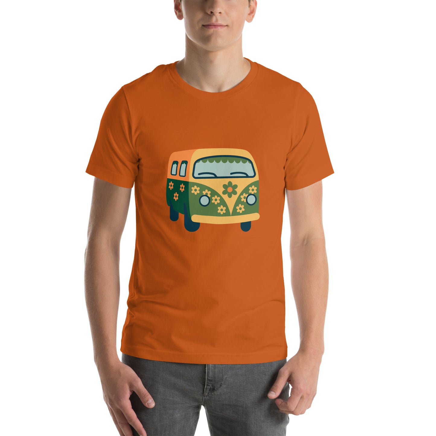 T-shirt - Back to the 60s - Flower van