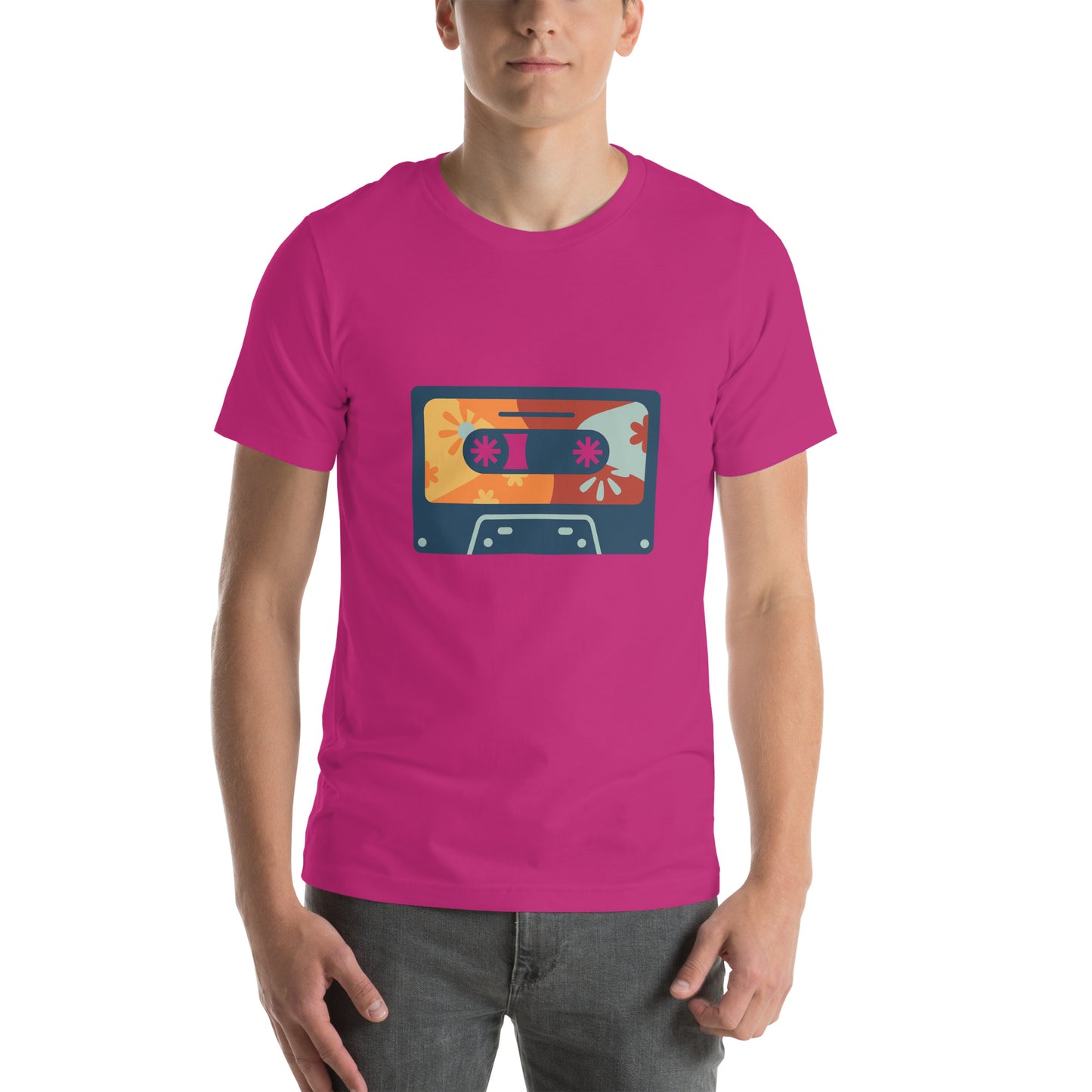 T-shirt - Back to the 60s - Cassette tape