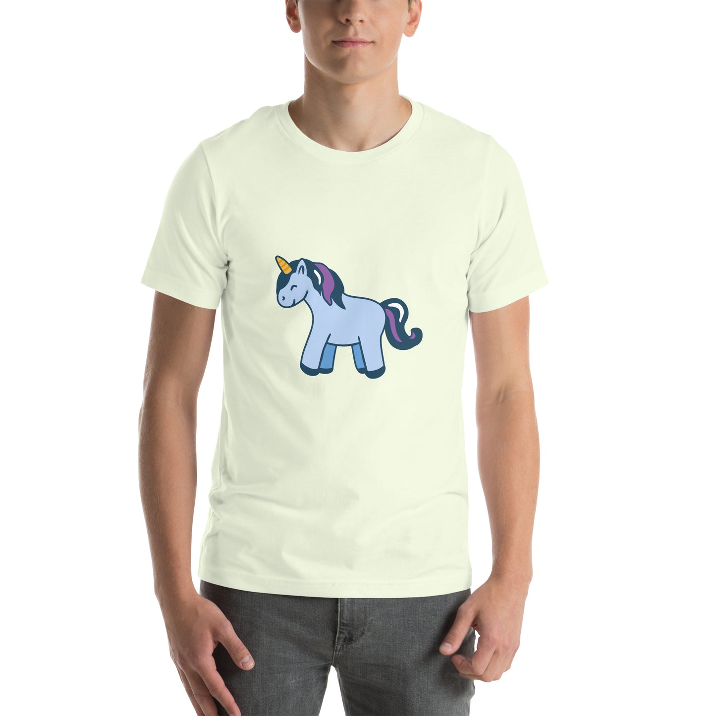 T-shirt - Cute Unicorns - Blue Unicorn