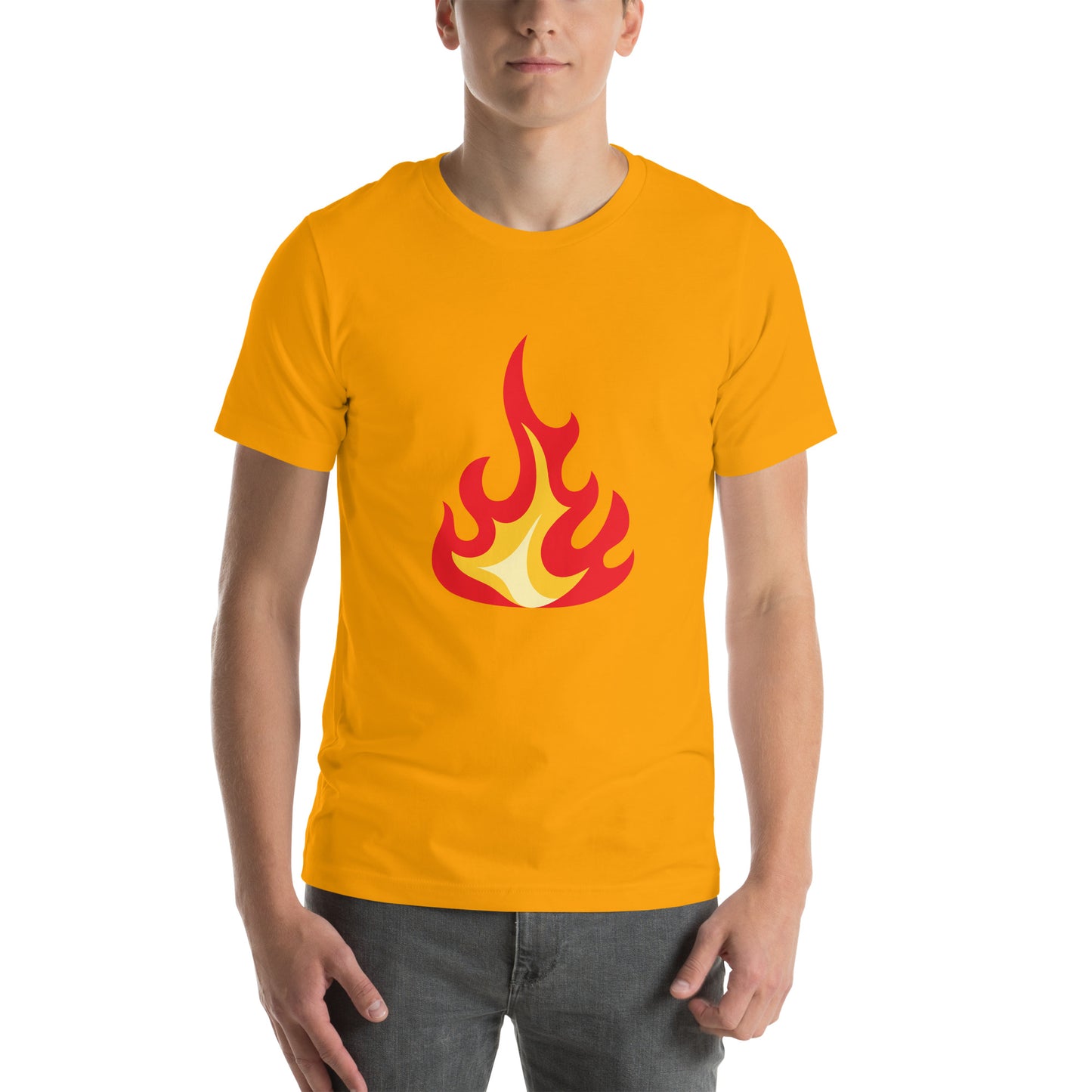 T-shirt - Flames & fire - Orange flames