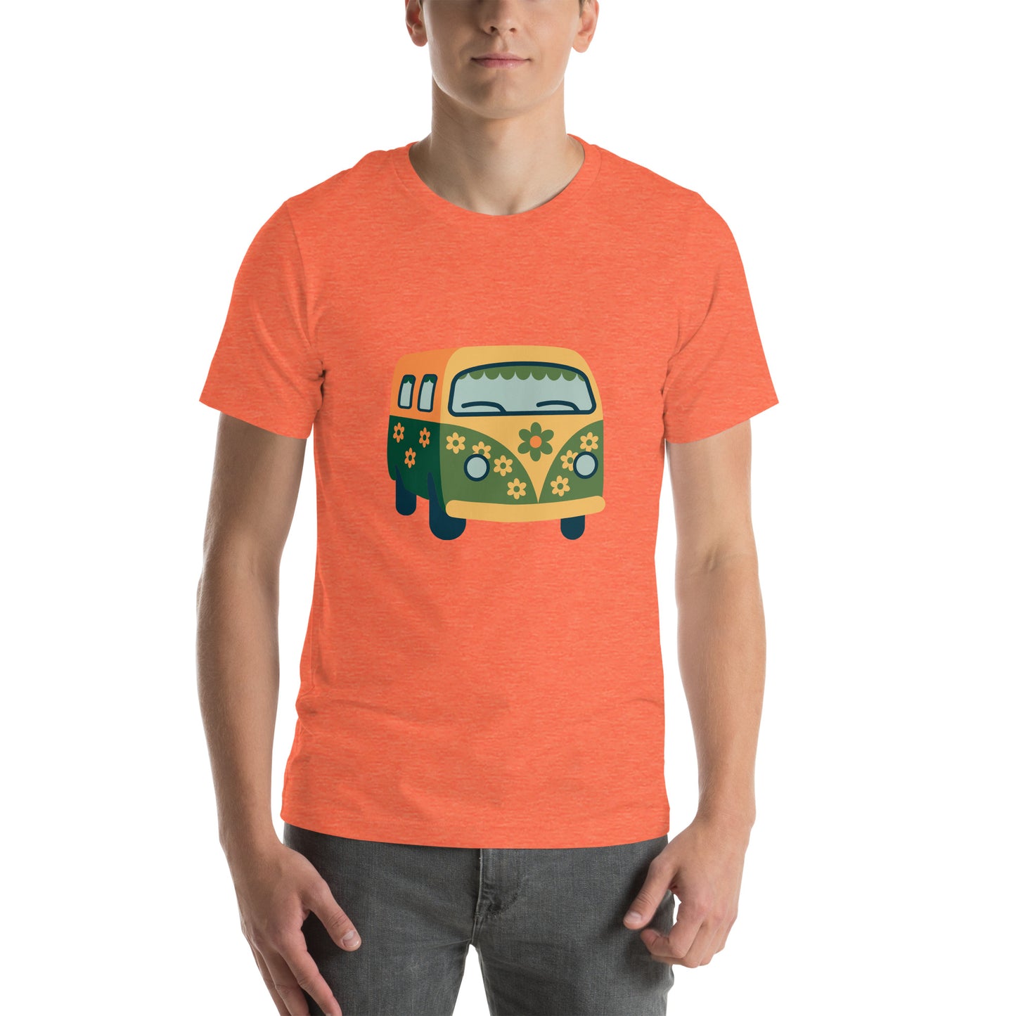 T-shirt - Back to the 60s - Flower van