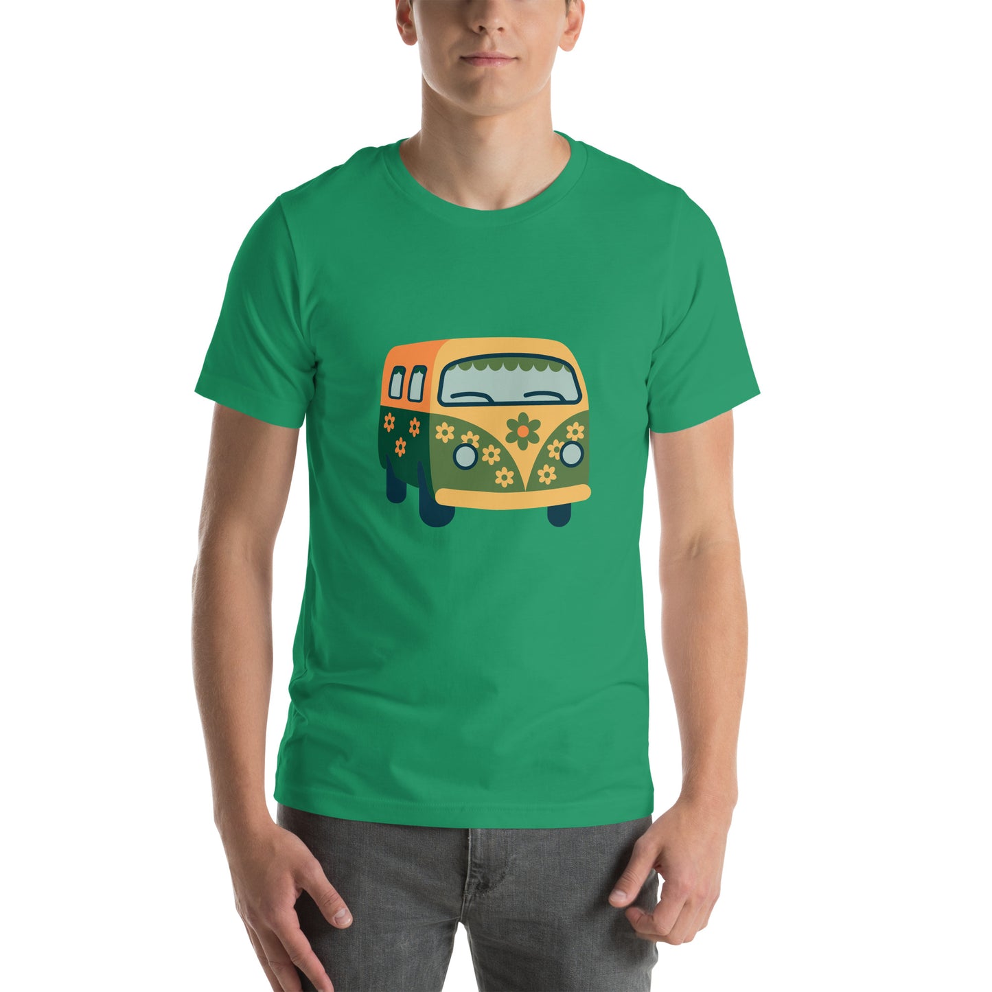 T-shirt - Back to the 60s - Flower van