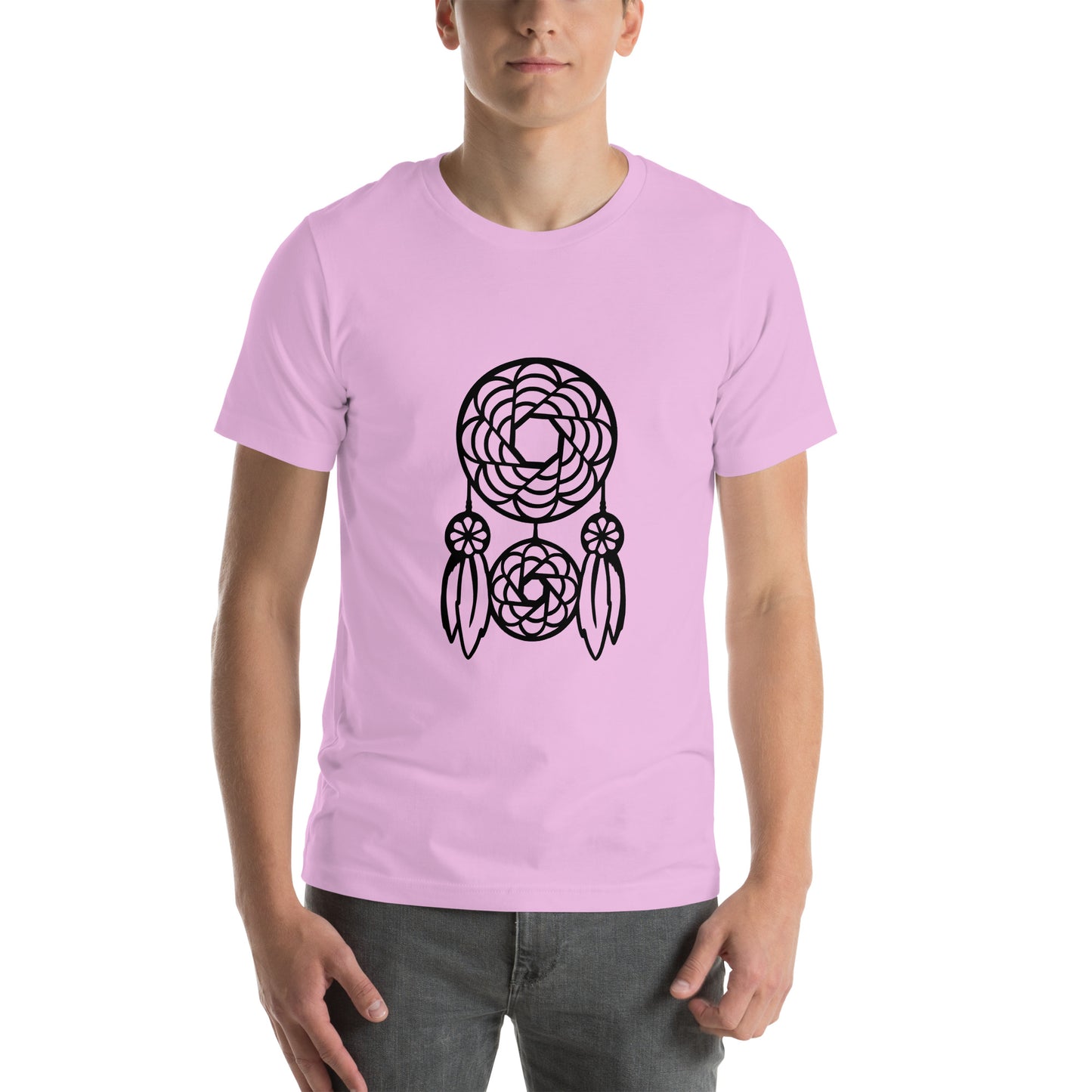 T-shirt - Dream catchers - Dream catcher with double feathers