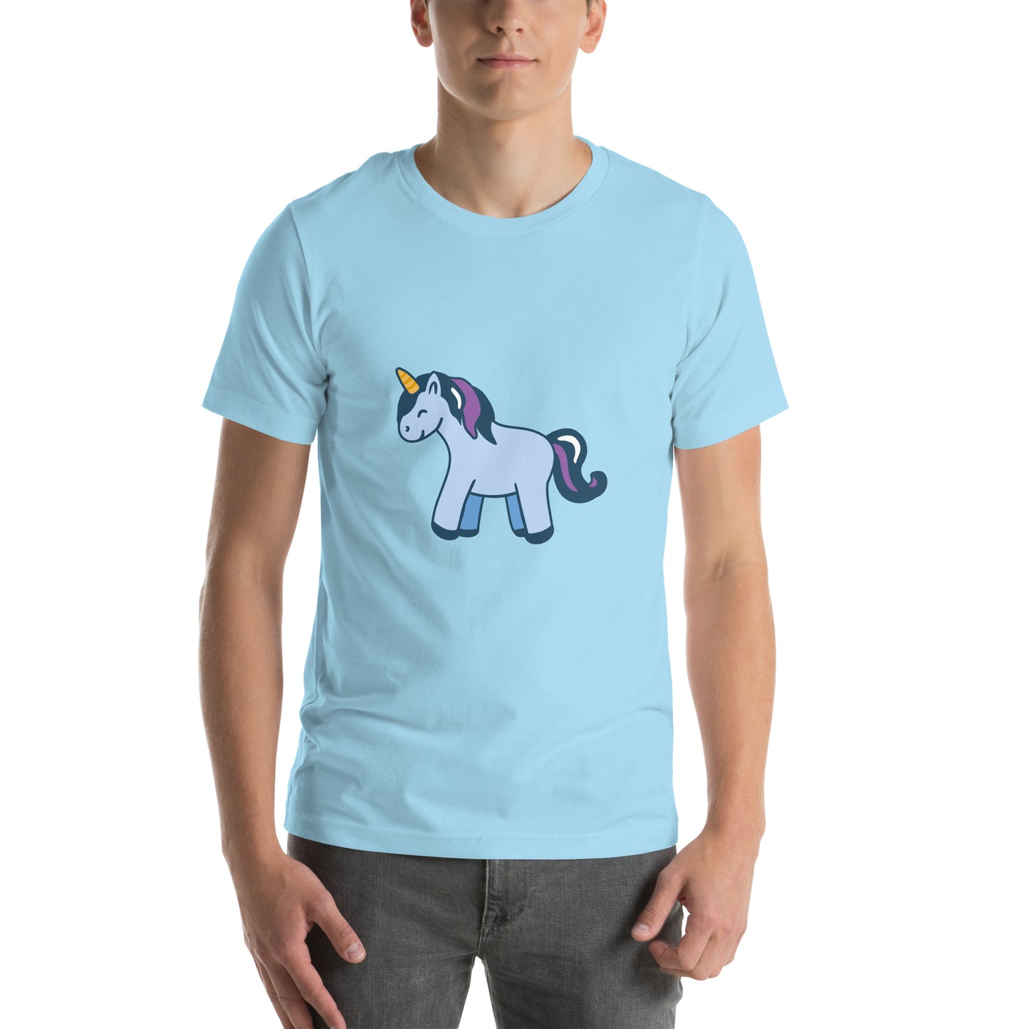 T-shirt - Cute Unicorns - Blue Unicorn