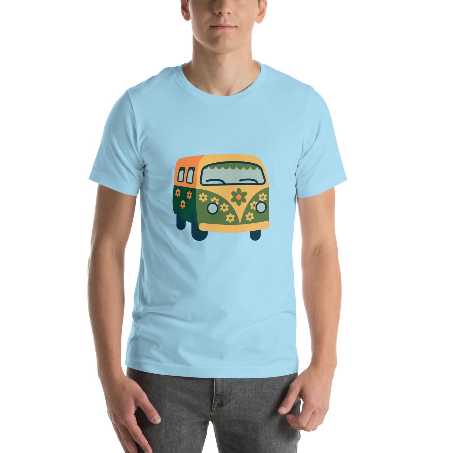 T-shirt - Back to the 60s - Flower van