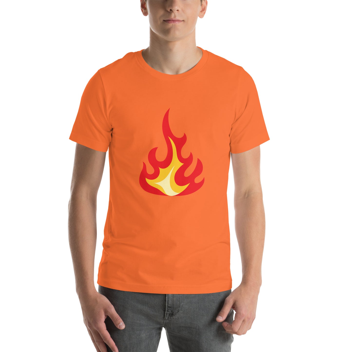 T-shirt - Flames & fire - Orange flames