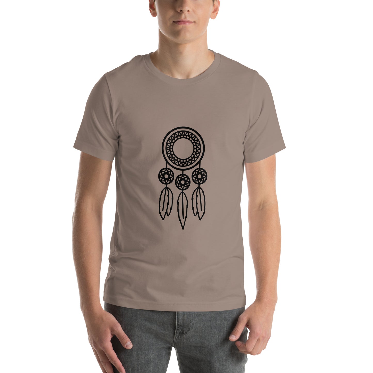 T-shirt - Dream Catchers - Dream catcher with three feathers