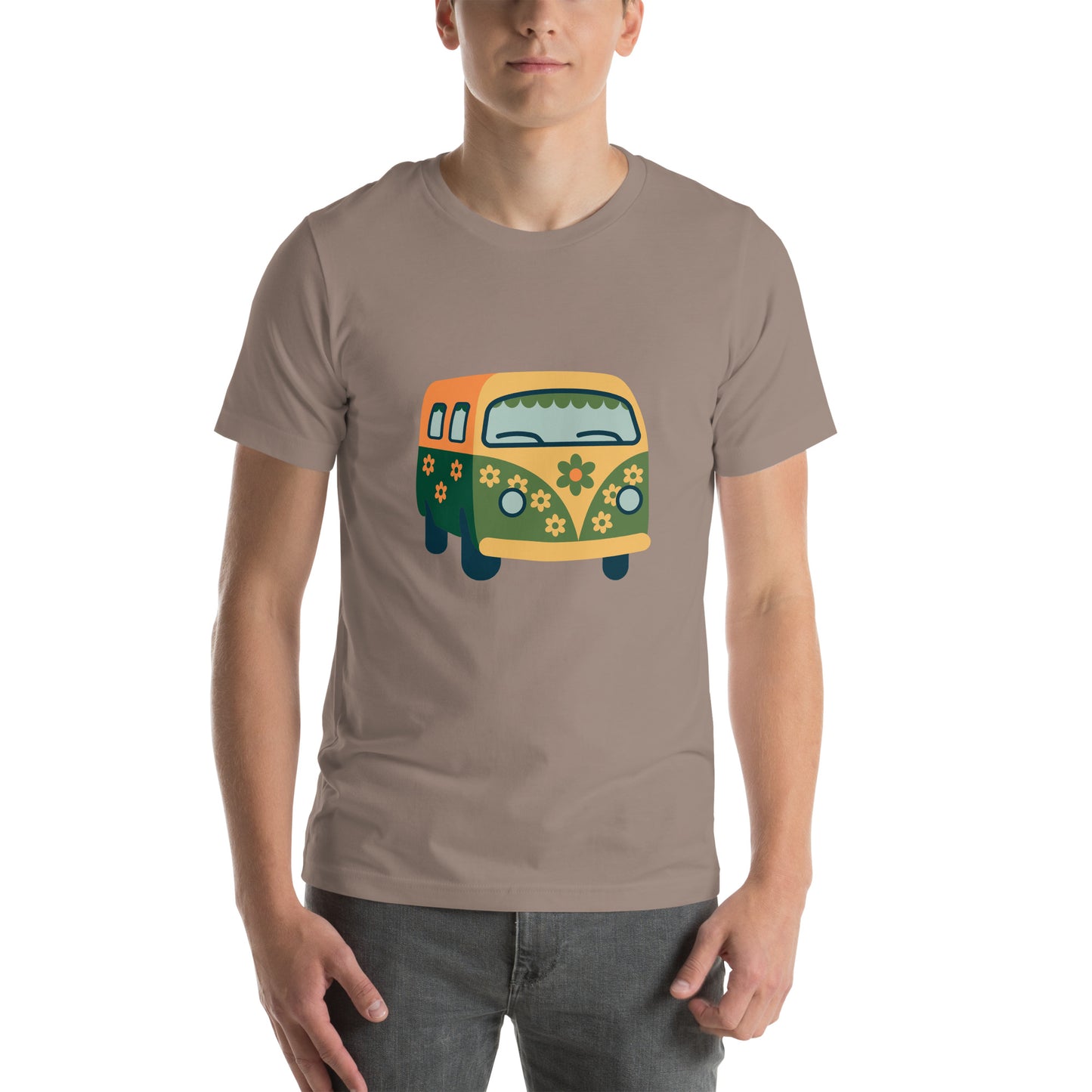 T-shirt - Back to the 60s - Flower van