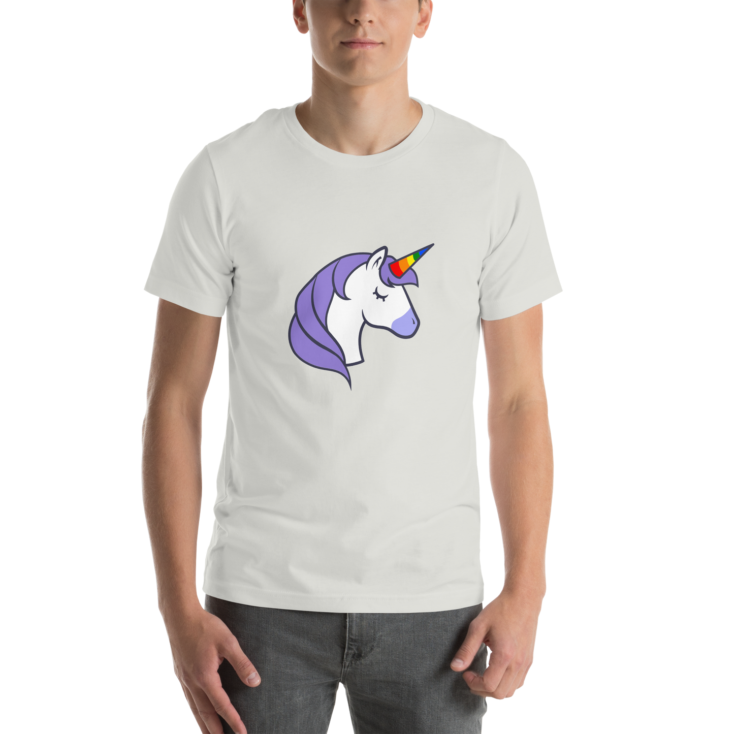 T-shirt - Love with Pride - Unicorn rainbow