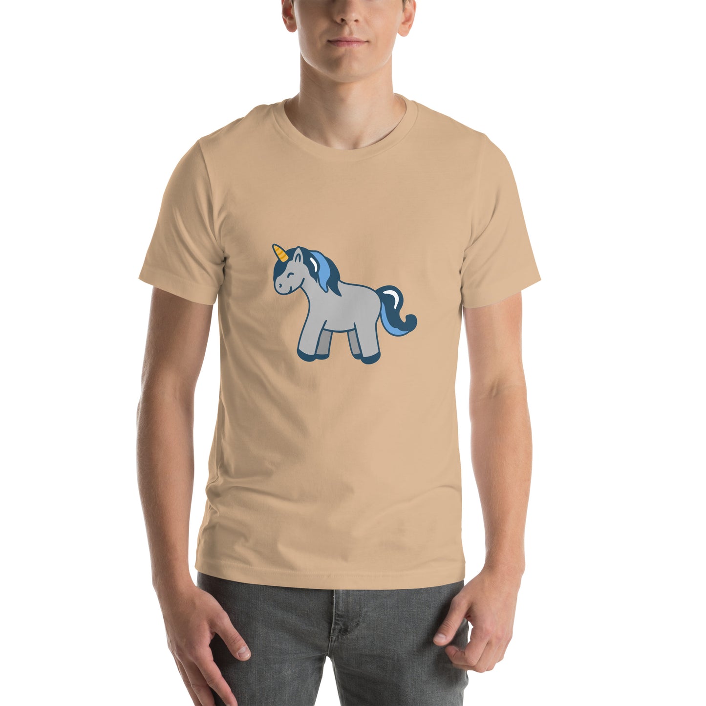 T-shirt - Cute Unicorns - Grey Unicorn