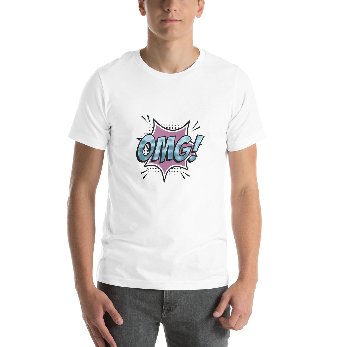 T-shirt - Comic bubble - OMG!