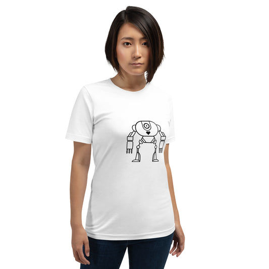 T-shirt - Unique robots - Lady robot