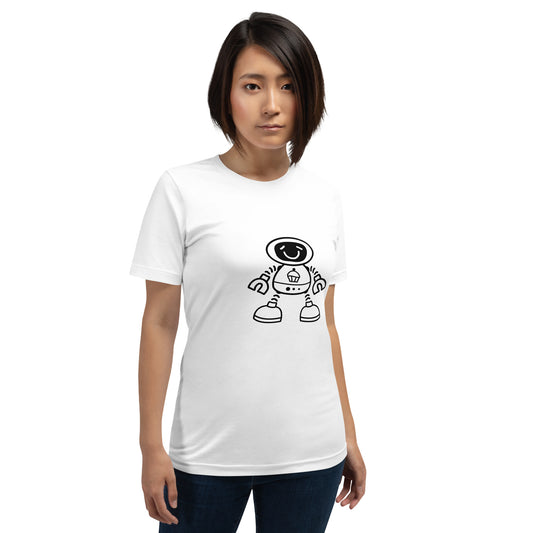 T-shirt - Unique robots - Happy cupcake robot