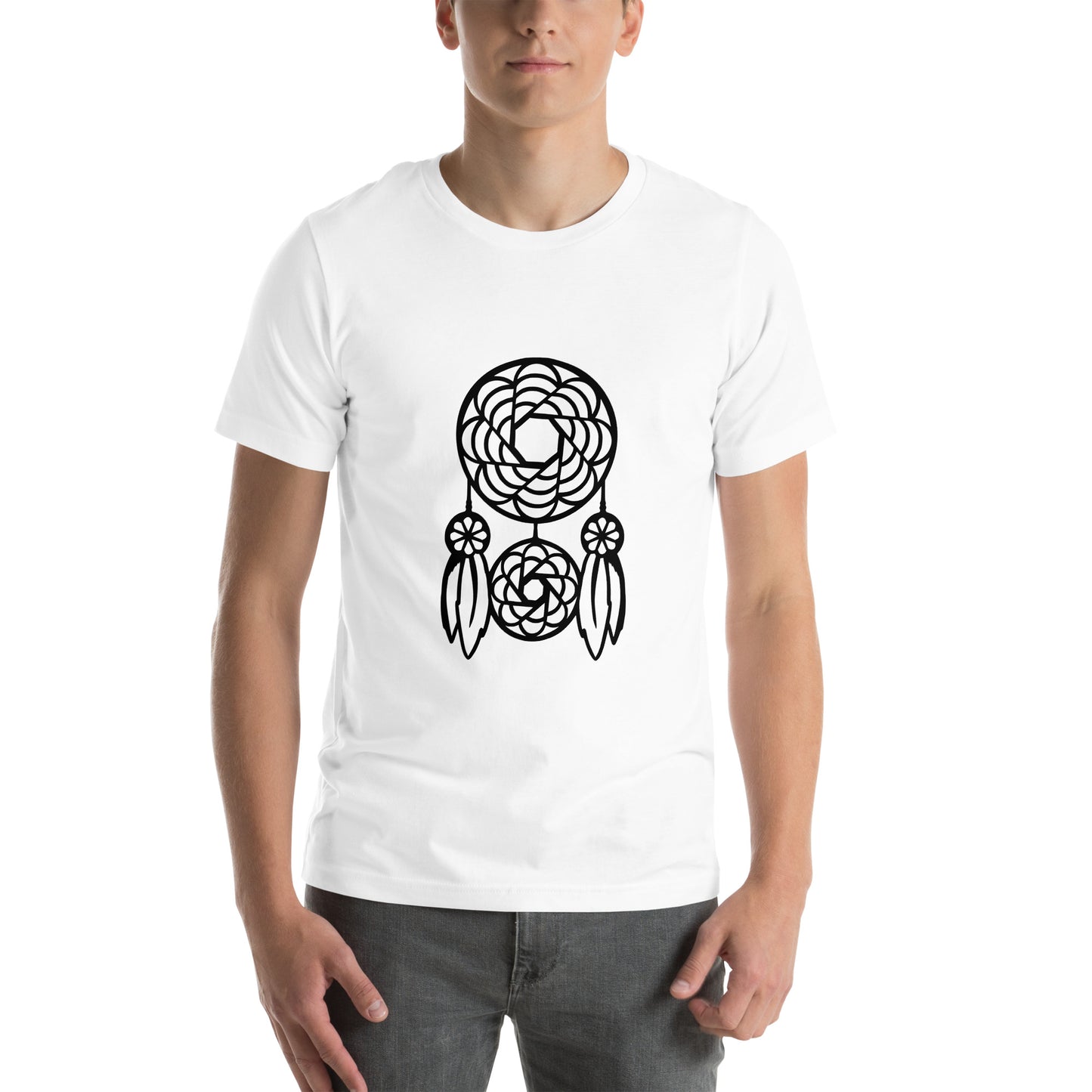 T-shirt - Dream catchers - Dream catcher with double feathers